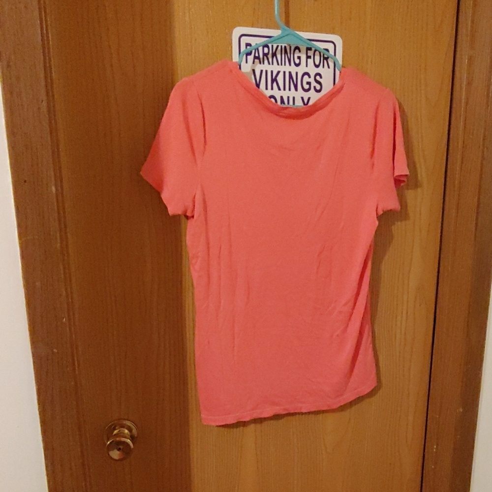 Sold Poshmark Error Salmon tee - Picture 3 of 3